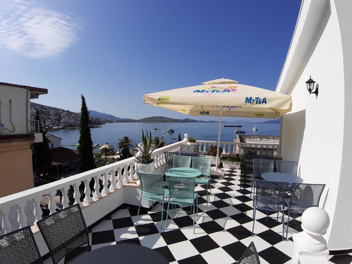 Bistrica Hotel Sarande Bagian luar foto