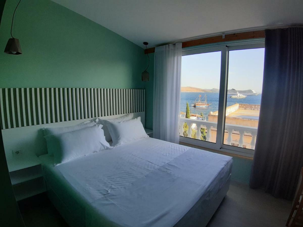 Bistrica Hotel Sarande Bagian luar foto
