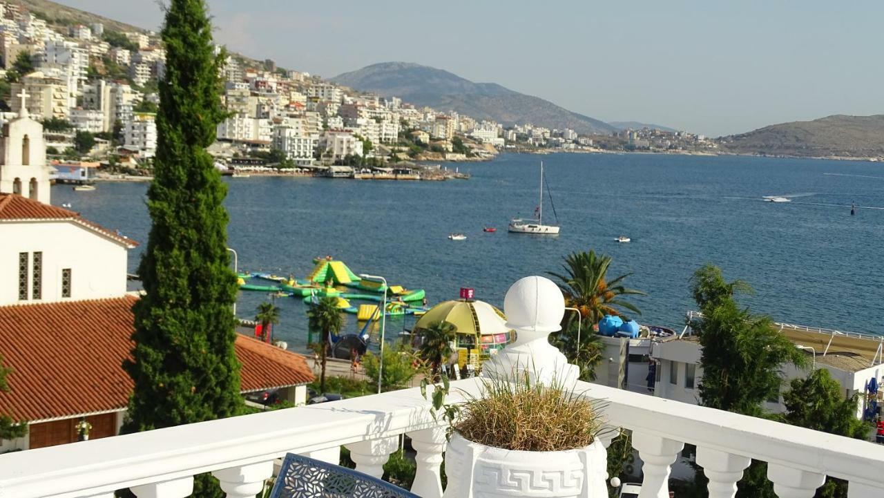 Bistrica Hotel Sarande Bagian luar foto